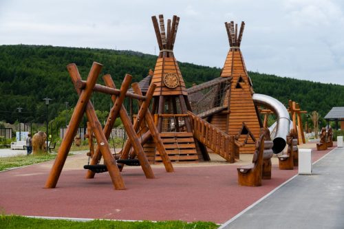 Уникальные игровые площадки для детей в парк и на дачу