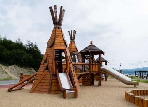 Уникальные игровые площадки для детей в парк и на дачу