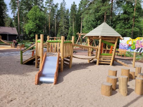 Уникальные игровые площадки для детей в парк и на дачу