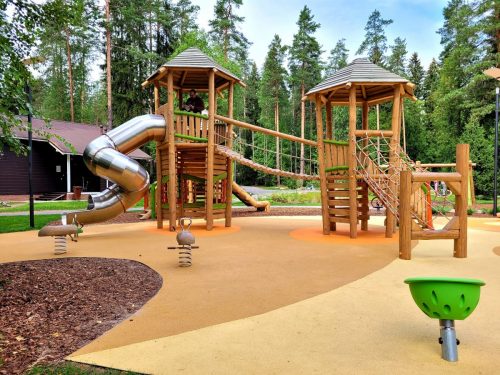 Уникальные игровые площадки для детей в парк и на дачу