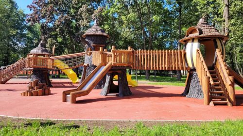 Уникальные игровые площадки для детей в парк и на дачу