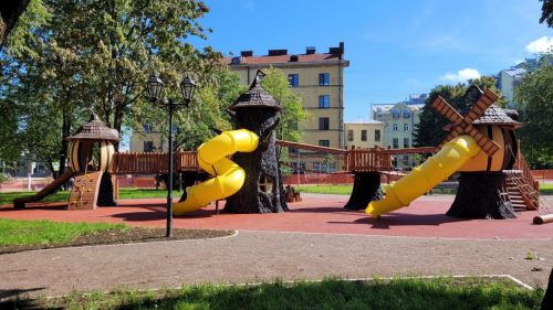 Уникальные игровые площадки для детей в парк и на дачу